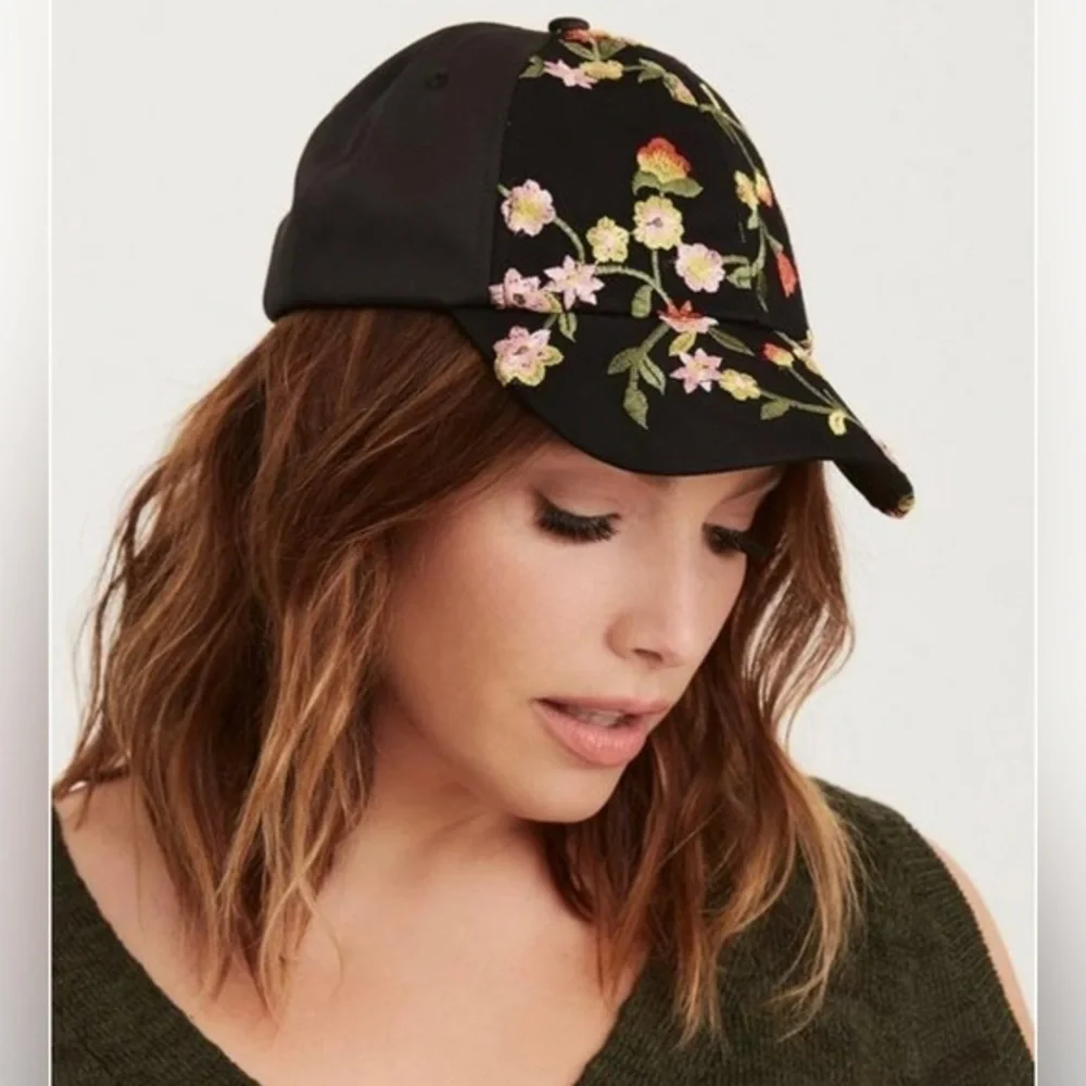Torrid Floral Embroidered Baseball Cap